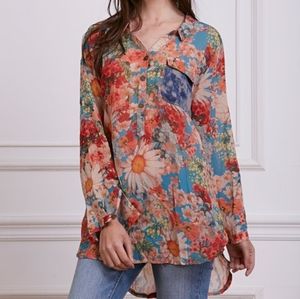 Simply Coture sheer blouse or cover-up